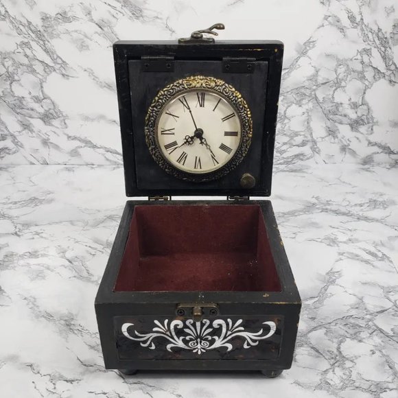 Home Interiors Clock Box Vintage - Picture 6 of 10